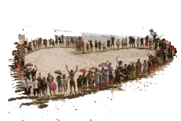 Image of a person holding his feet