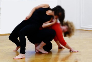 Image of two girls dancing